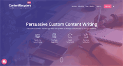 Desktop Screenshot of contentrecyclers.com